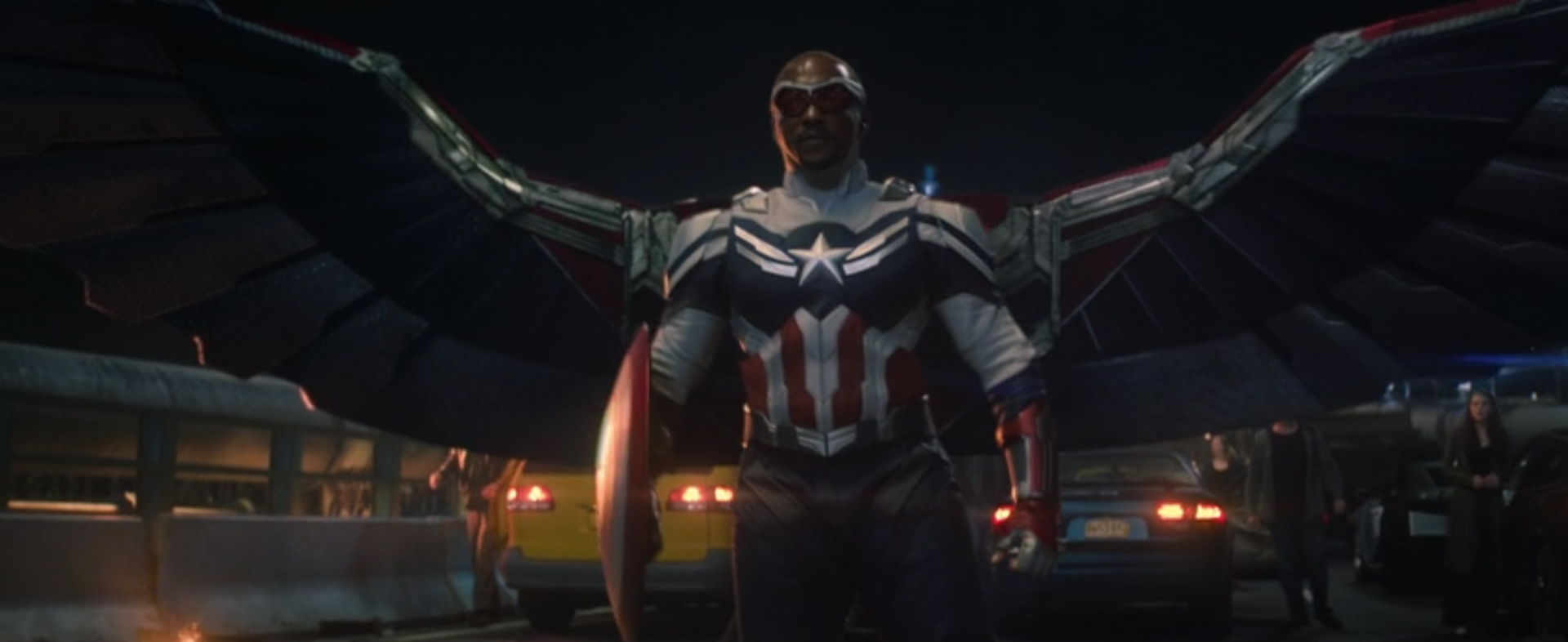 The Falcon and The Winter Soldier (Captain America and The Winter Soldier): One World, One People. Image Credit: Disney+.