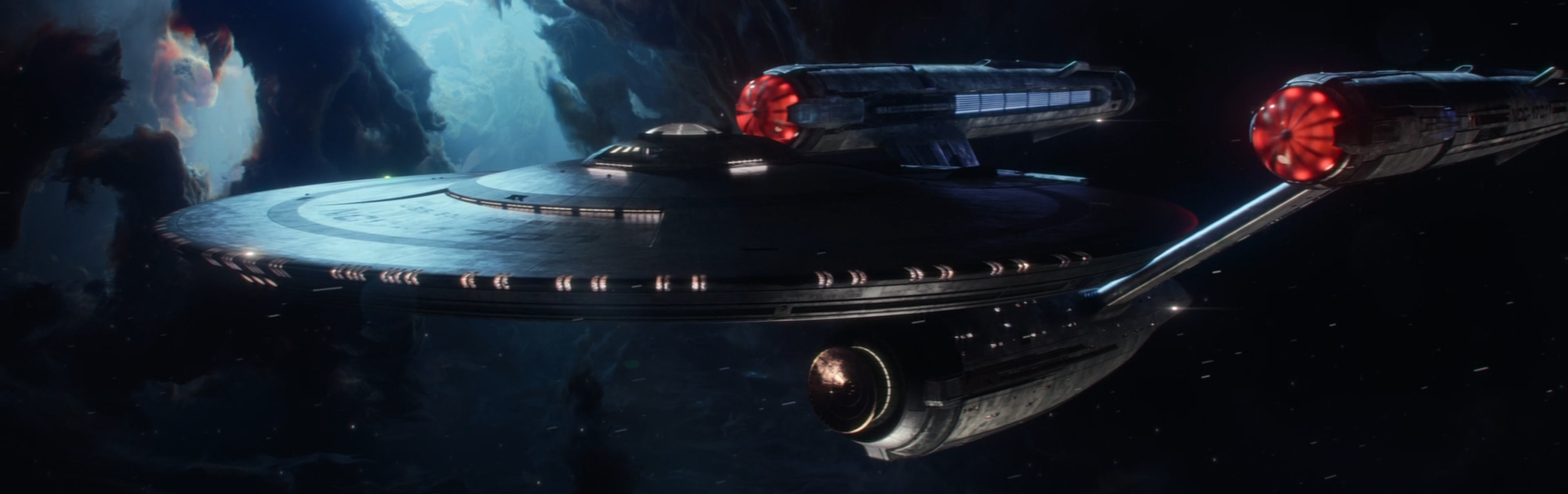 The USS Enterprise.
